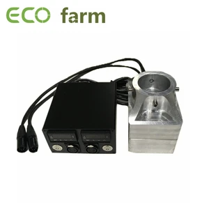 Eco farm Kit di Pressatura a Caldo Rosin 3x5 Pollici Piastra Concava e Convessa con Doppie Aste di Riscaldamento