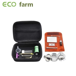 Eco Farm12 kit per tabacco da fiuto con set di smerigliatrici per erbe aromatiche in sacchetto di tabacco