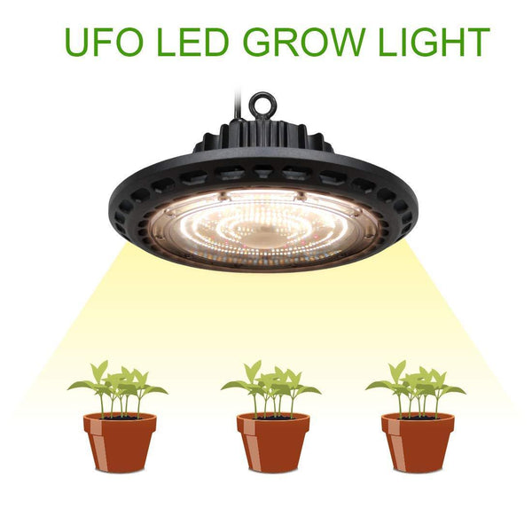 Eco Farm 100W/150W/200W UFO LED Luce da Coltivazione a Spettro Completo ad Alta Potenza
