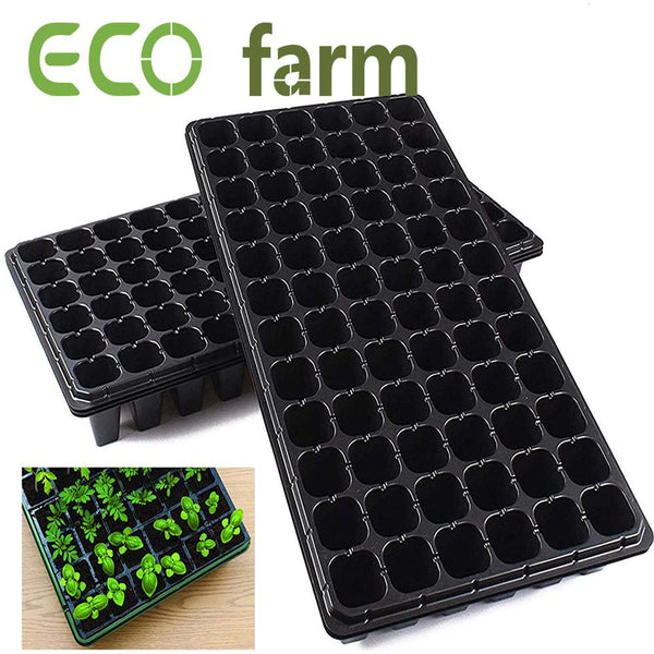 ECO Farm Confezione da 10 Semi Starter Kit 72 Vassoi per Piantine di Cellule Germinazione da Giardinaggio