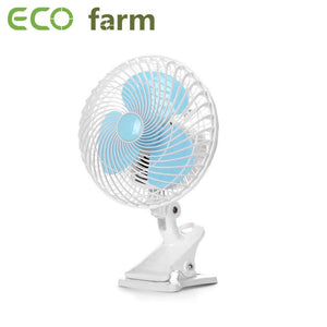 ECO Farm Mini ventilatore a clip elettrico da 6 pollici Ventilatore a clip oscillante a 3 velocità per growbox Spedizione Gratuita