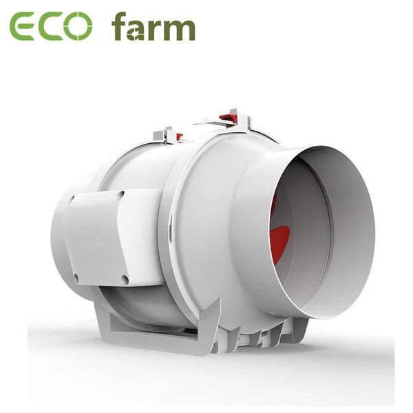 ECO Farm 4"/6"/8" Ventilazione Scarico Ventilatore Condotto In Linea Versione Bianca