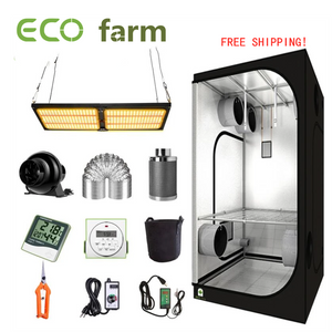 ECO Farm 3'x3' Kit completo per Tende da Coltivazione - 240W Samsung 301B Patatine Quantum Board