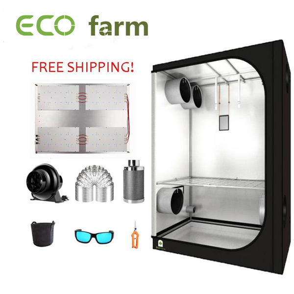 ECO Farm 5'x5' Kit essenziale per Tende da Coltivazione - 480W V3 Samsung 301H Patatine Quantum Board