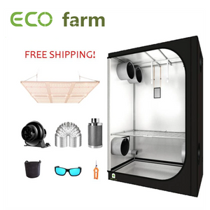 ECO Farm 5'x5' Kit essenziale per Tende da Coltivazione - 600W LM301B Quantum Board